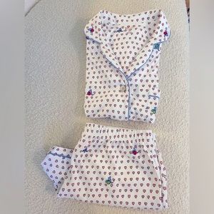 Roller Rabbit Short Polo Pj set size small (I heart NY pattern)